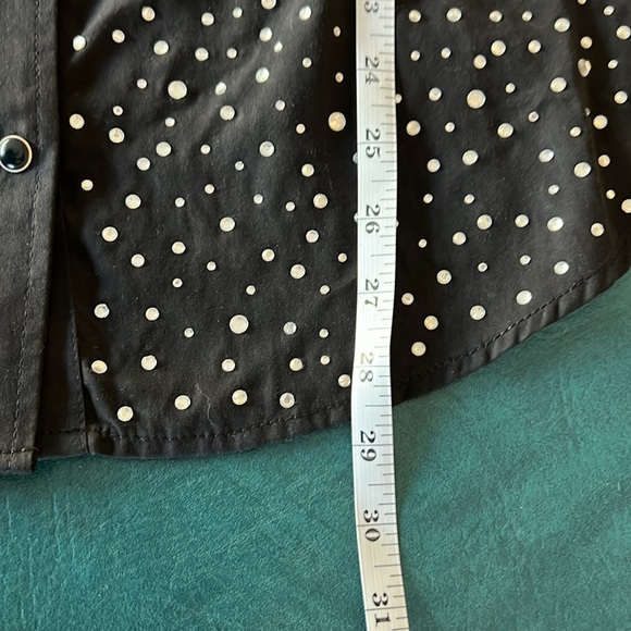 The Kooples Black Studded Sleeveless Shirt - Picture 10 of 10